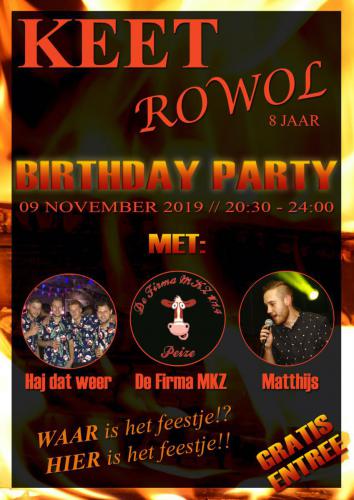 Keet Rowol - Poster - Enjoy Events