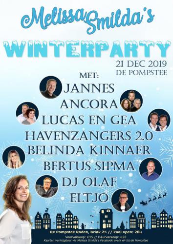 Melissa's WinterParty - Poster - Enjoy Events