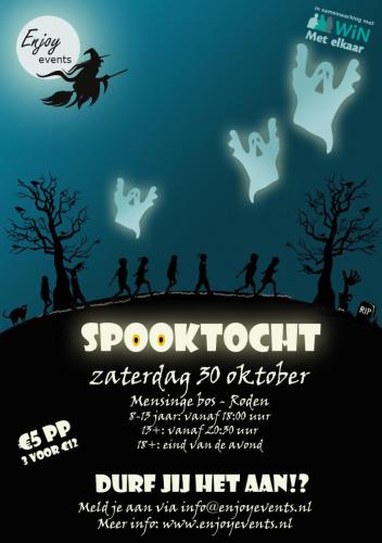Spooktocht - poster - Enjoy Events